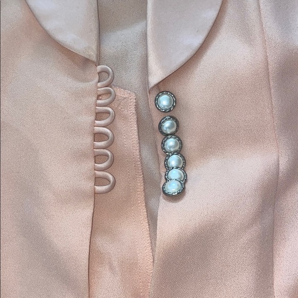 Doja cat blazer pearl vintage pink pearl tail flow - Picture 2 of 5